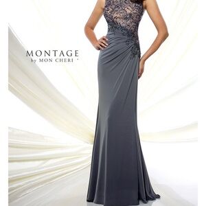 Montage by Mon Cheri -Mother of the Bride full length dress